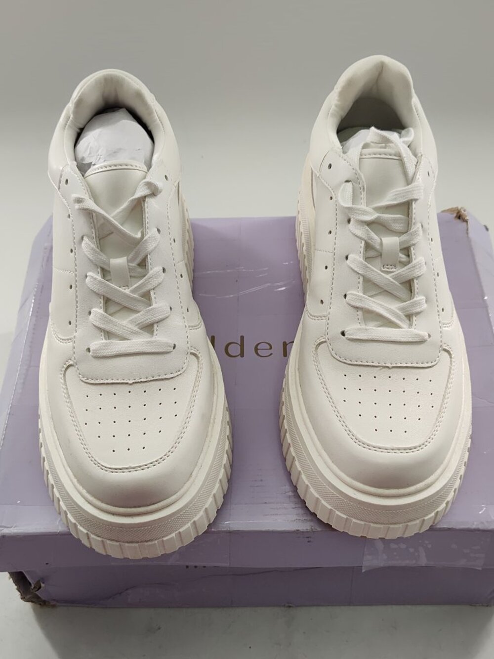 Madden Girl Sneakers White Platform Size 11 P#776@CMK